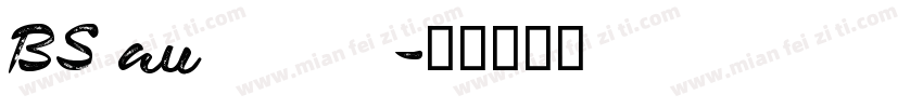 BS au145字体转换
